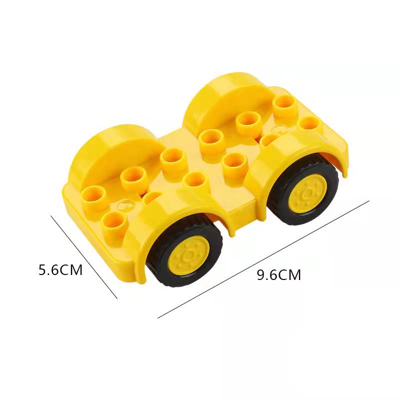 Big Building Blocks Accessories Compatible Large Bricks Children Kids Truck Car Bus City Traffic Series Assembly Educational Toy