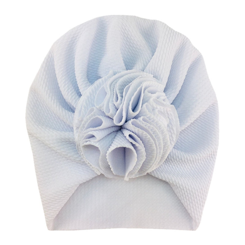 Cute Flower Baby Hat Toddler Turban Infant Head wraps Kids Bonnet Newborn Toddler Beanie Cap for  0-18m
