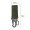 2pcs Tactical Hanging Buckle Molle Nylon Webbing Belt Triangle Buckle Outdoor Climbing Camping Tool Accessory Carabiner Keychain