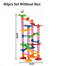 142 Pcs Marble Run Building Blocks Marbles Slide Toys For Children DIY Creativity Constructor Educational Toys Children Gift