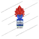 KT1007 KT1009 KT1011 KT1020 KF6142 Dragon Ball Z Goku Vegeta Trunks Kuririn Mini Action toy Figures Kids Assemble dolls Gifts