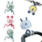 500mAh Stroller Fan Personal Portable Desk Handheld Baby Bed Car Seat Fan USB Rechargeable Fan Mini Stroller Accessories