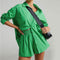 Women Tracksuits Shirt With Mini Shorts Cotton Two Pieces Sets Fashion Clothing Outfits Women Blouses Fashion Tracksuits