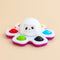3IN1 Flip Octopus Poppit Toy Finger Spinner Toys Anti Stress Hand Fingertip Gyro Push Bubble Pop Change Face Poppit Toy Sensory