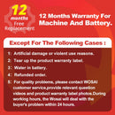 WOSAI M14 Cordless Angle Grinder 20V Lithium-Ion Grinding Machine Cutting Electric Angle Grinder Grinding Brushless Power Tool