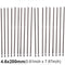 20 Pcs Stainless Steel Metal Cable Ties Exhaust Wrap Coated Locking Metal Zip-Exhaust Multifunctional Locking Cable Ties