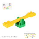 Big Building Blocks Pipeline Playground Spin Parts Slide Ladder Gear Swing Compatible Bricks Baby Assemble Interactive Toys Gift