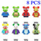 Disney 4cm Children Anime figure Building Blocks Kid Gift Toy Model Mini City Movies Characters Figurine Compatible With Lego