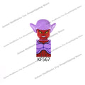 KT1007 KT1009 KT1011 KT1020 KF6142 Dragon Ball Z Goku Vegeta Trunks Kuririn Mini Action toy Figures Kids Assemble dolls Gifts