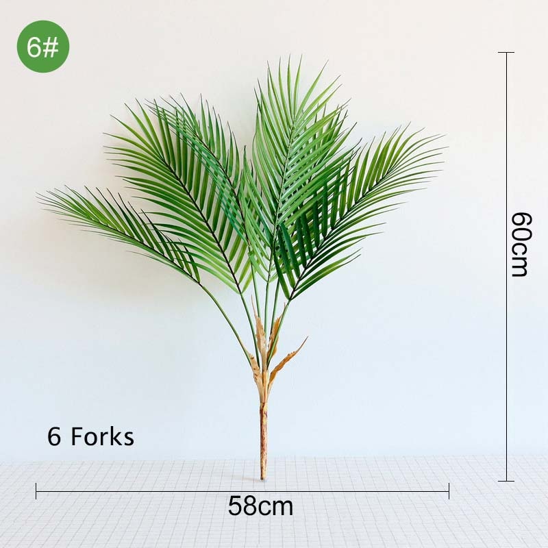 Multiple Green Large Artificial Palm Tree Plastic Plants Garden Home Outdoor Decorations Scutellaria Tropical Tree Fake Plants