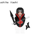 Naruto Sasuke Kakashi Akatsuki bricks Building Blocks Anime cartoon Mini Action Figures Heads Assembly Toys kids Christma Gifts