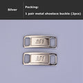 2pcs/pair Shoelace Buckle Metal Shoelaces AF1 Shoelaces Buckle Accessories Metal Lace Lock DIY Sneaker Kits Metal Lace Buckle
