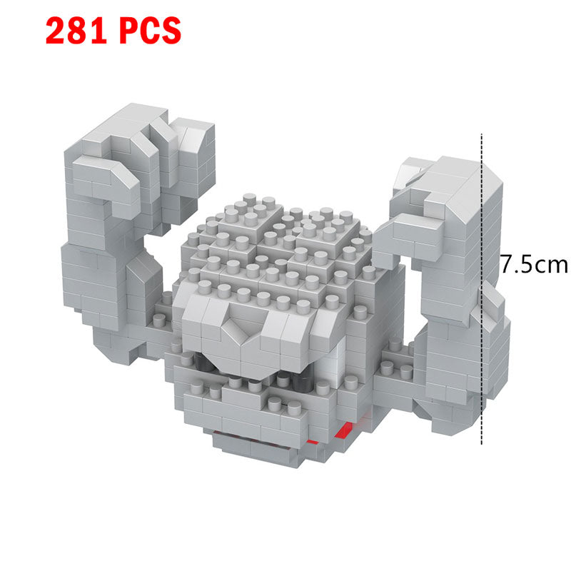 Pokemon Small Building Pokemon Blocks Small Cartoon Picachu Animal Model Education Game Graphics Pokemon Toys For Kids Birthday