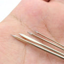 Leather Crafts Sewing Needle,Round Head Blunt Pint,Pointed Prism Sharp Tool for Embroidery Stitching Gold Tail Big Eye Needles
