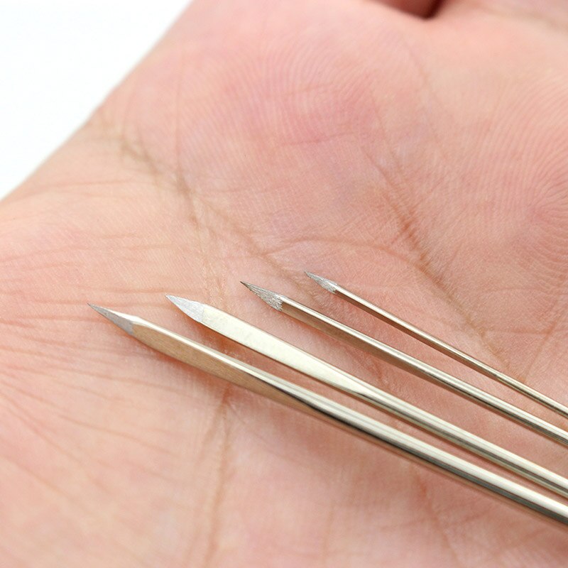 Leather Crafts Sewing Needle,Round Head Blunt Pint,Pointed Prism Sharp Tool for Embroidery Stitching Gold Tail Big Eye Needles