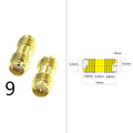 DexMRtiC SMA Male / Female RF Coax Adapter Connector Straight Right Angle T Type Splitter Goldplated NEW Wholesale