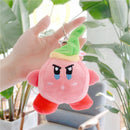 Kirby Keychain Kawaii 12Cm Cartoon Pink Star Keyring Soft Stuffed Plush Toys Cute Gifts Plushies For Girls Friends Childrens