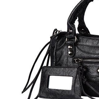 New Arrival Mini Small Motorcycle Bags Crossbody for Women Pu Soft Leather Brand Girls Shoulder Bags Black Hand Bags Tote