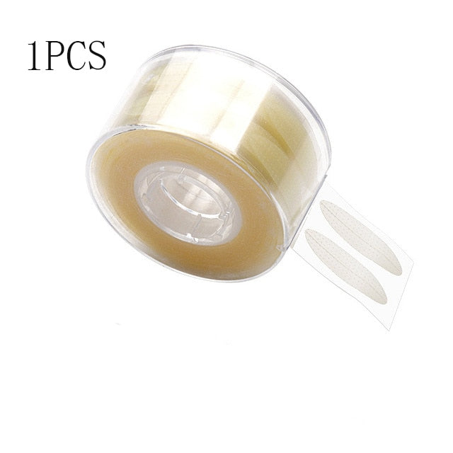 600pcs Eye Lift Strips Double Eyelid Tape Clear Gray Eyelid Stripe Big Eyes Invisible Double Fold Eyelid Sticker Makeup Tool