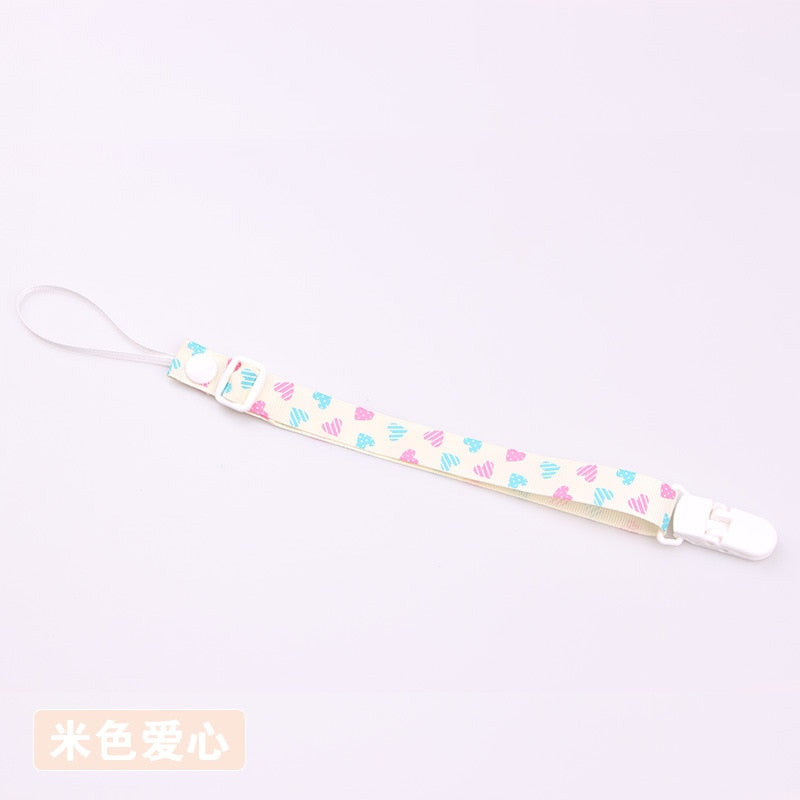 1pcs Comfortable Material Pacifier Cute Baby Clips Chain Dummy Clip Holder Nipples Children Cartoon Pacifier Clip Soother Holder
