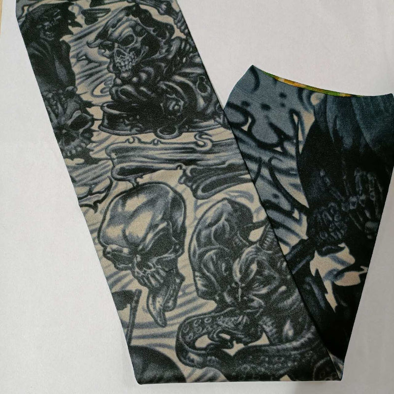 1Pc Outdoor Cycling Sleeves 3D Tattoo Printed Armwarmer UV Protection MTB Bike Bicycle Sleeves Arm Protection Ridding Sleeves