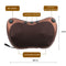 Head Neck Massager Car Home Cervical Shiatsu Massage Neck Back Waist Body Electric Multifunctional Massage Pillow Cushion