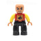 Big Size Action Figures City Princess Policemen Family Building Block Doll Character Accessory Toys Assembly Children Kids Gift