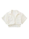 TRAF Women Fashion Front Knot Elastic Linen Cropped Shirts Vintage Short Sleeve Patch Pockets Female Blouses Blusa Chic Tops
