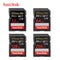 SanDisk Extreme PRO SD Card 32G 64G 128G 256G SDHC SDXC UHS-I C10 95MB/s-200MB/s U3 Memory Card Support V30 4K for Camera/DV/SLR