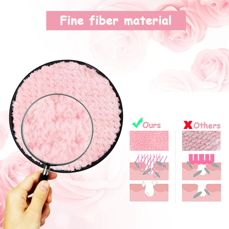 Reusable Cotton Makeup Remover Pads for Washable Face Clean Sponge Blender Cleansing Puff Cloth Foundation Liquid Cream Tools