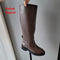 FEDONAS 2023 Ins ZA Genuine Leather Knee High Boots For Women Thick Heeled Autumn Winter Warm Shoes Woman High Motorcycle Boots