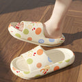 Graffiti Women Slippers Summer Slide Cartoon Shoes EVA Outdoor Women Slides Soft Thick Soled Non-slip Pool Indoor Home Slippers