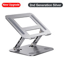 MC 515 Laptop Stand Adjustable Aluminum Alloy Notebook Stand Compatible with 10-17 Inch Laptop Portable Laptop Holder
