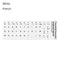 Keyboard Stickers Alphabet Layout English Russian Spanish Deutsch Arabic Laptop Desktop Tool Wear-resistant Non-slip Stickers