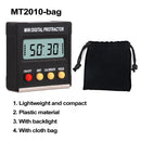 RZ Angle Protractor Universal Bevel 360 Degree Mini Electronic Digital Protractor Inclinometer Tester Measuring Tools MT2010