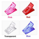 Acrylic Nail Clip Transparent Gel Quick Building Nail Tips Clips Fingernail Extension UV Clamps Manicure Art Builder Tools Set