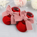 2022 Newborn Indoor Cotton Socks Bow Infant Anti Slip Socks Baby Girl Socks Rubber Soles Baby Boy Floor Socks Spring Autumn
