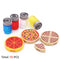 Marumine Mini Food Toys Building Blocks Hamburger Pizza Fries Cake Dessert Chocolate Cookies MOC Bricks Plastic Assemble Part