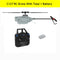 C127 2.4GHz RC Drone 720P Camera 6-Axis Wifi Sentry Helicopter Wide Angle Camera Single Paddle Without Ailerons Spy Drone RC Toy