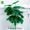 Multiple Green Large Artificial Palm Tree Plastic Plants Garden Home Outdoor Decorations Scutellaria Tropical Tree Fake Plants