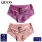 2pcs/lot QUCO Brand sexy Women Underwear High Quality Women Panties Seamless Underwear Solid  Lingerie underwear women