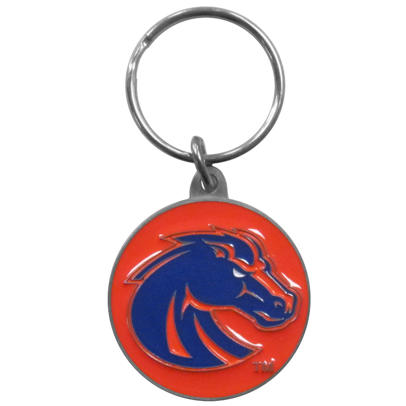 NCAA - Boise St. Broncos Carved Metal Key Chain