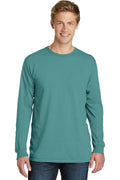 Port & Company Pigment-Dyed Long Sleeve Tee. PC099LS-T-shirts-Peacock-4XL-JadeMoghul Inc.