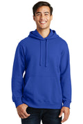 Port & Company Fan Favorite Fleece Pullover Hooded Sweatshirt. PC850H-Sweatshirts/fleece-True Royal-4XL-JadeMoghul Inc.