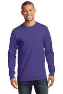 Port & Company - Long Sleeve Essential Tee. PC61LS-T-shirts-Purple-4XL-JadeMoghul Inc.