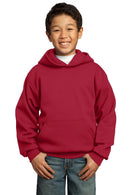 Port & Company - Youth Core Fleece Pullover Hooded Sweatshirt. PC90YH-Sweatshirts/fleece-Red-XL-JadeMoghul Inc.
