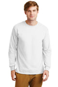 Gildan - Ultra Cotton 100% Cotton Long Sleeve T-Shirt. G2400-T-shirts-White-5XL-JadeMoghul Inc.