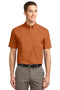 Port Authority Short Sleeve Easy Care Shirt. S508-Woven Shirts-Texas Orange/Light Stone-6XL-JadeMoghul Inc.