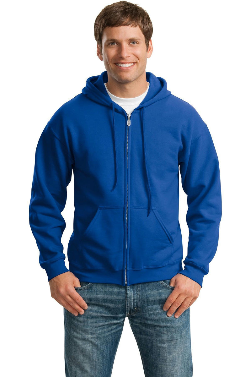 Gildan - Heavy Blend Full-Zip Hooded Sweatshirt. 18600-Sweatshirts/fleece-Royal-2XL-JadeMoghul Inc.