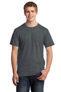 Fruit of the Loom HD Cotton 100% Cotton T-Shirt. 3930-T-shirts-Black Heather-4XL-JadeMoghul Inc.